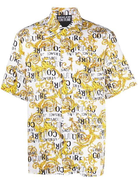 versace jeans couture baroque shirt|versace jeans couture online shop.